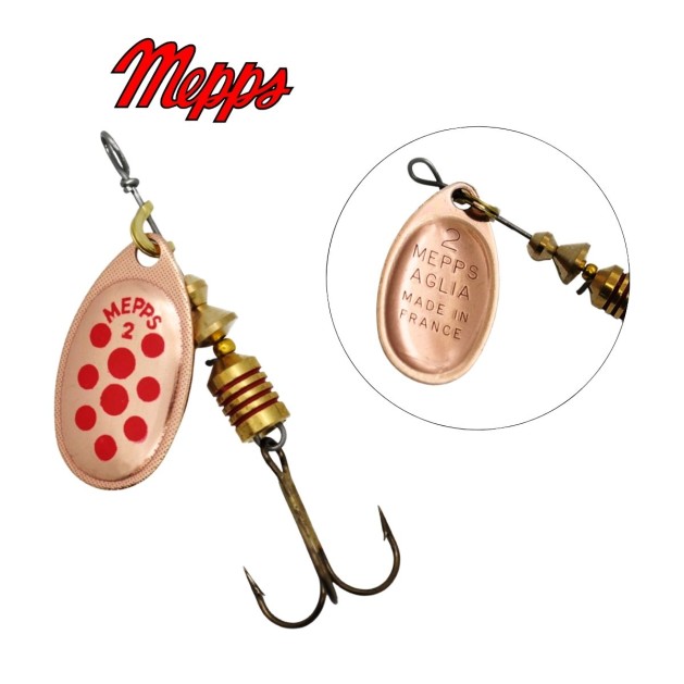 Блесна Mepps AGLIA PTS №2# Блистер, Copper 4г